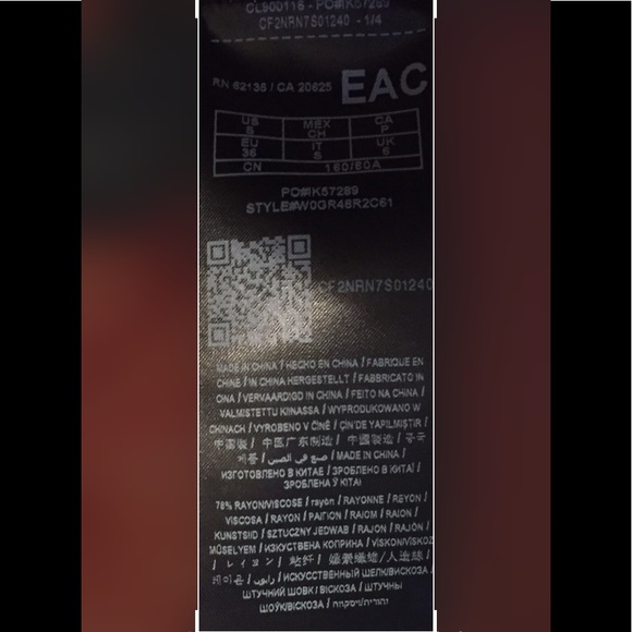 GUESS Ruffled Pointelle Top, Size: XS - Picture 6 of 9